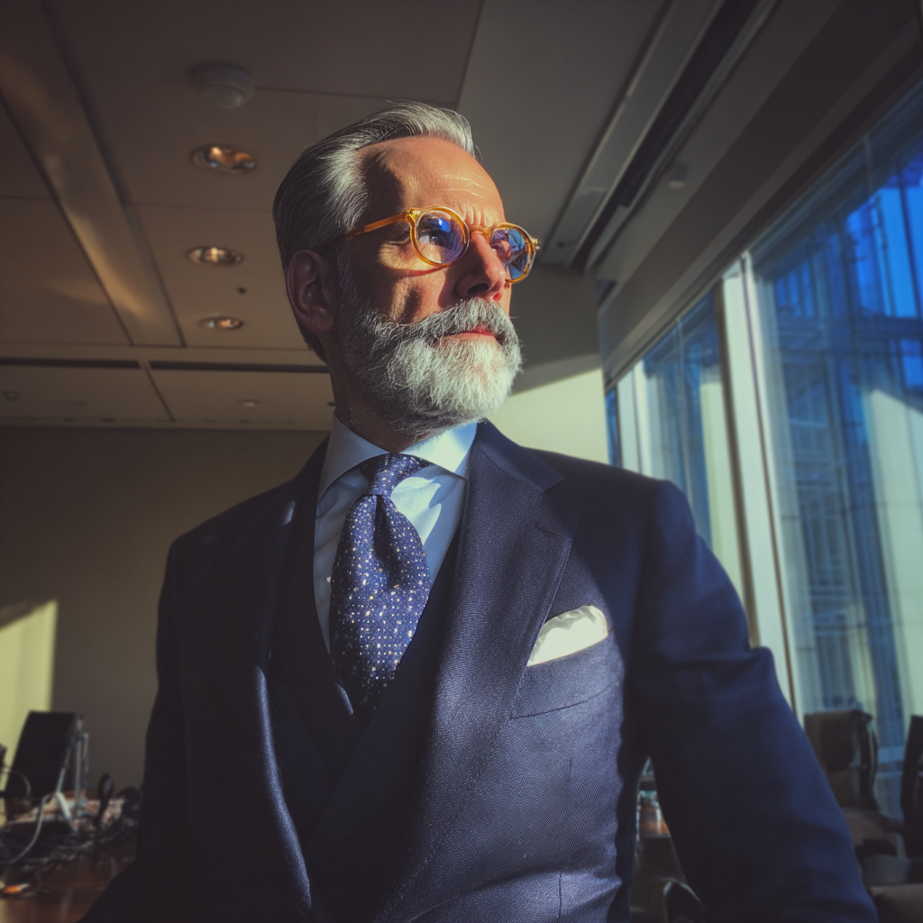 A lawyer wearing a navy suit | Source: no source