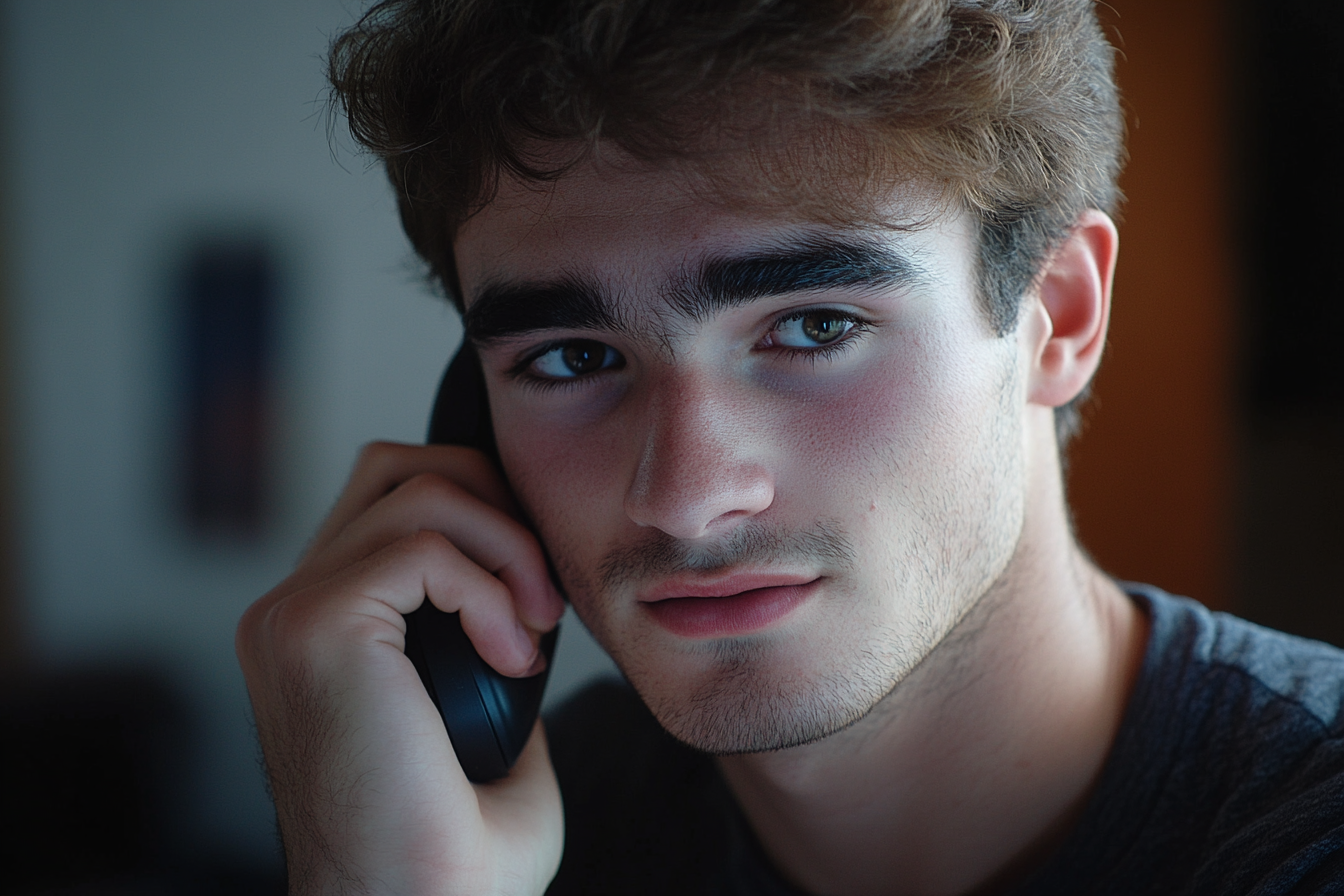 A man talking on the phone | Source: No source
