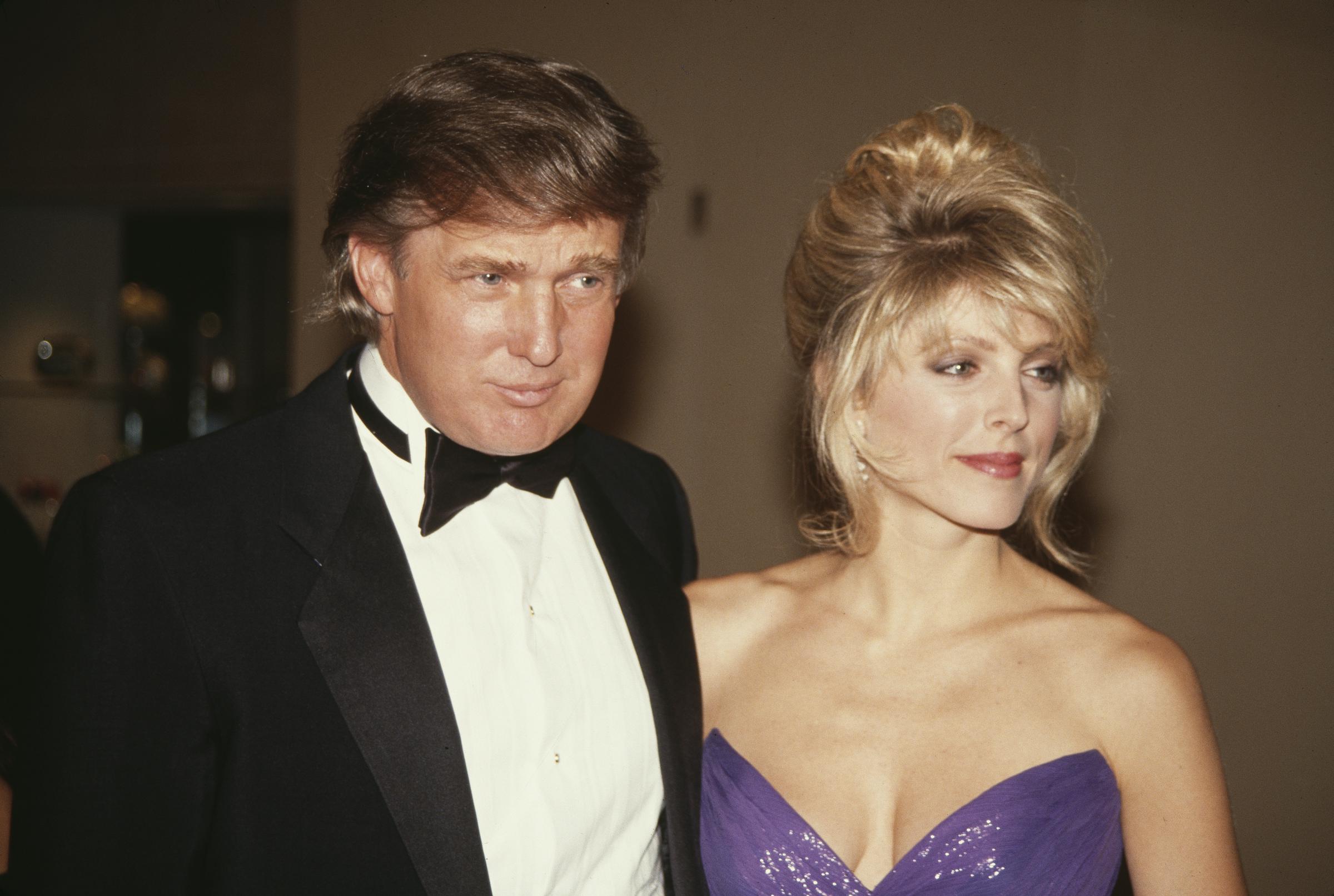 Donald Trump and Marla Maples attend the 1992 Soap Opera Digest Awards in Beverly Hills, California. | Source: Getty Images