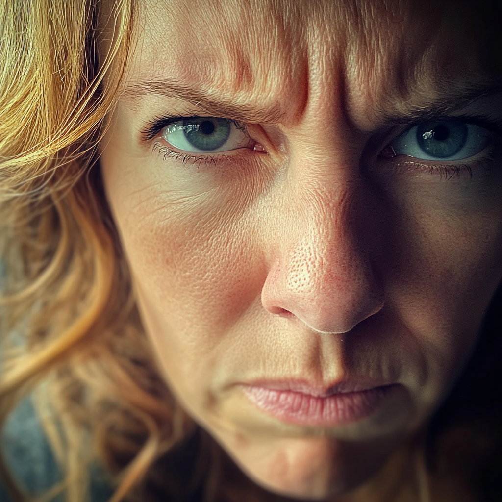 A frowning woman | Source: No source