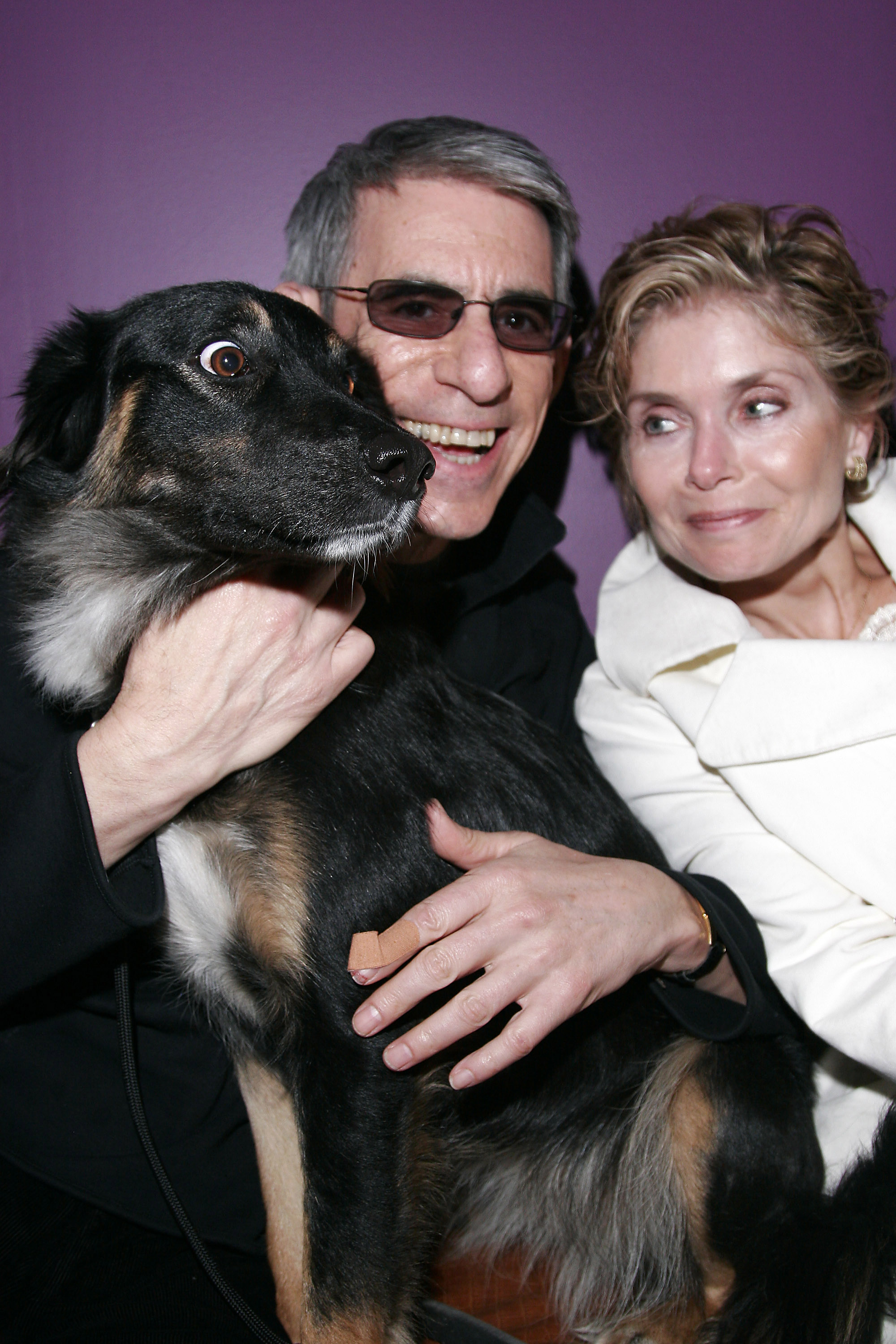 Richard Belzer and Harlee McBride in New York on April 4, 2006. | Source: Getty Images
