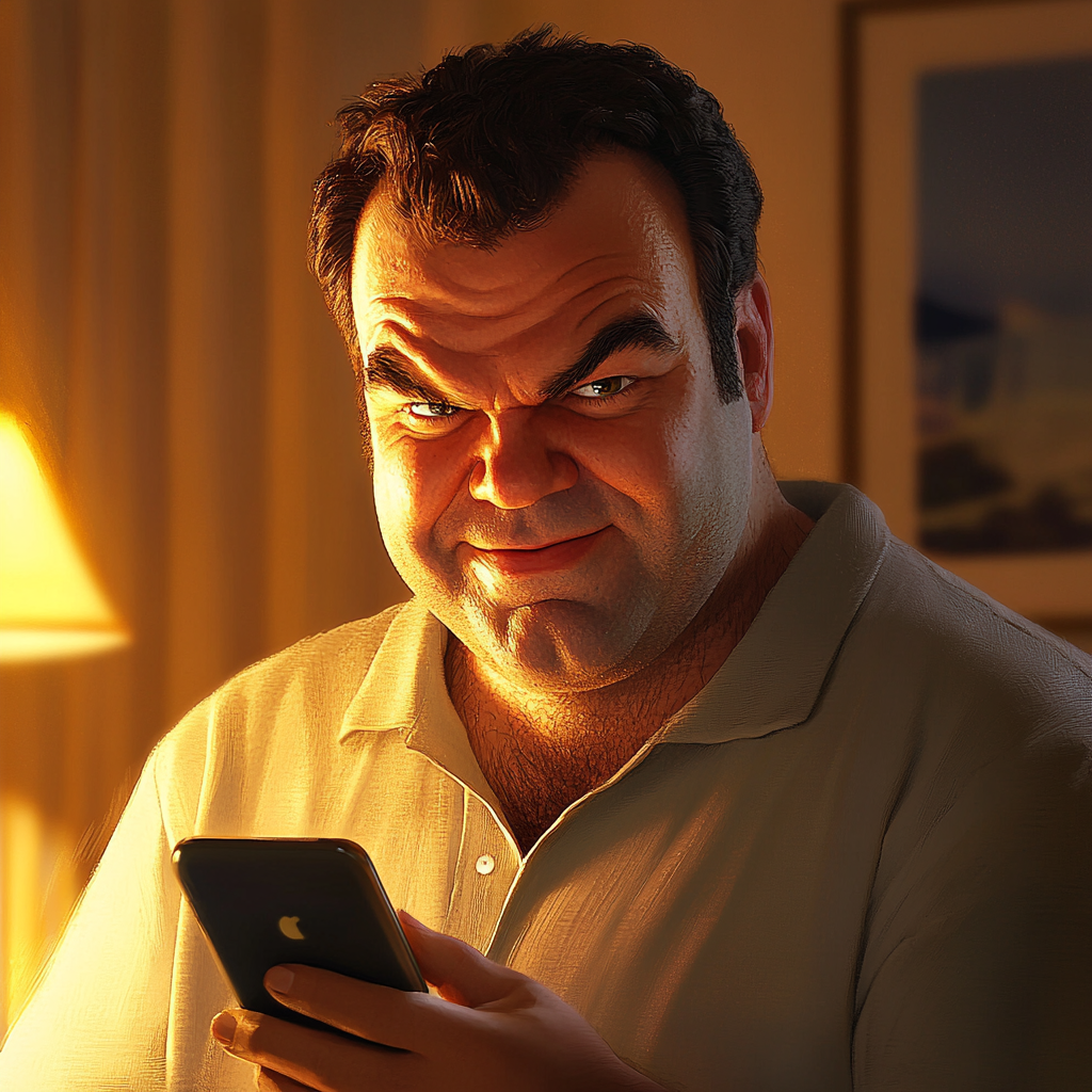 A man holding his phone | Source: no source