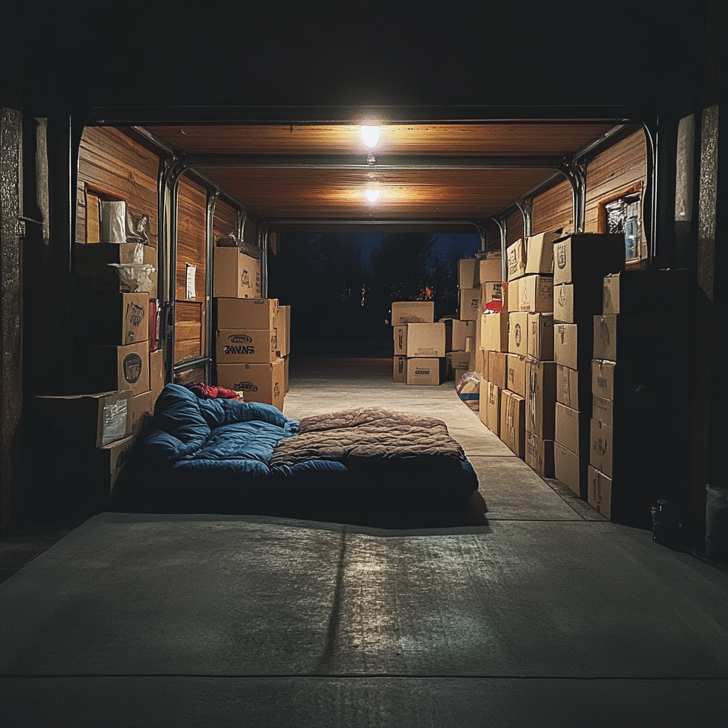 The interior of a garage | Source: no source
