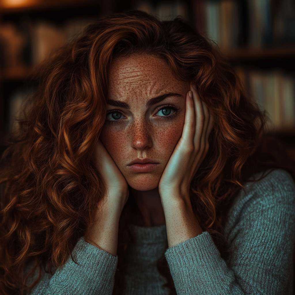 A distressed woman | Source: No source