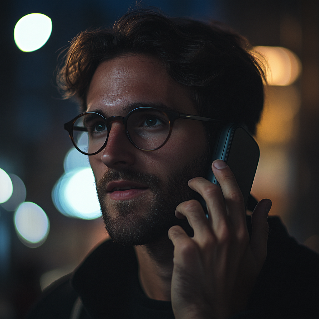 A man talking on the phone | Source: No source