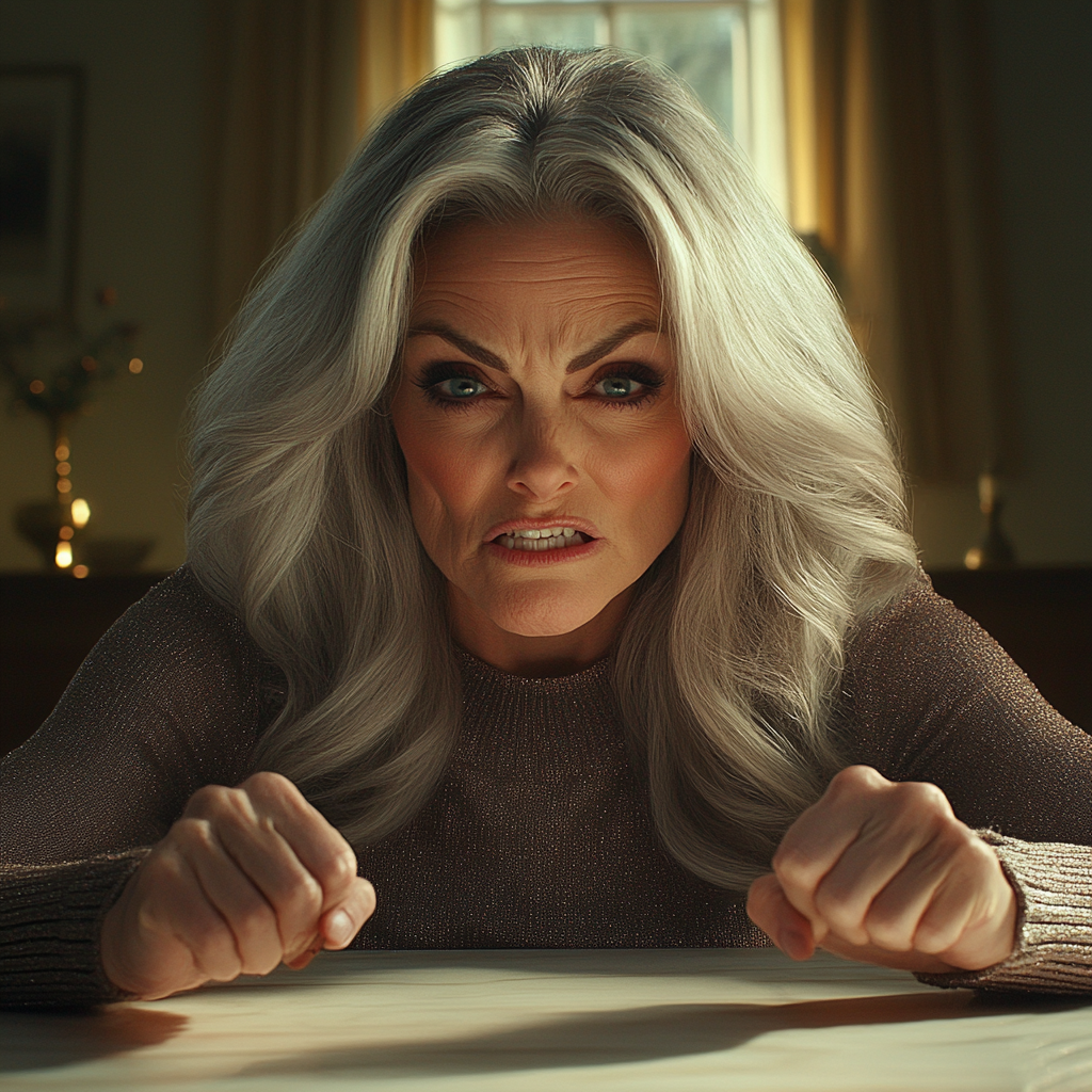 An angry older lady | Source: No source