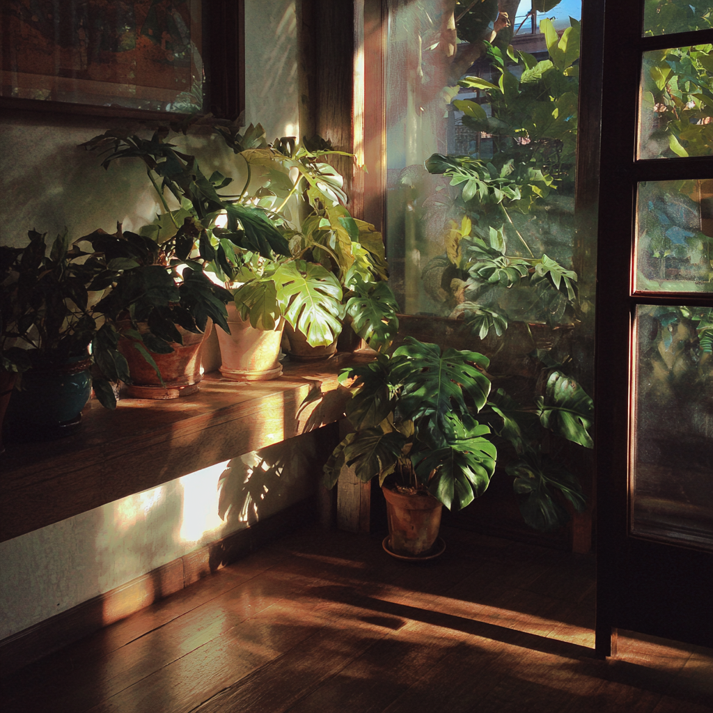 Plants in a home | Source: no source