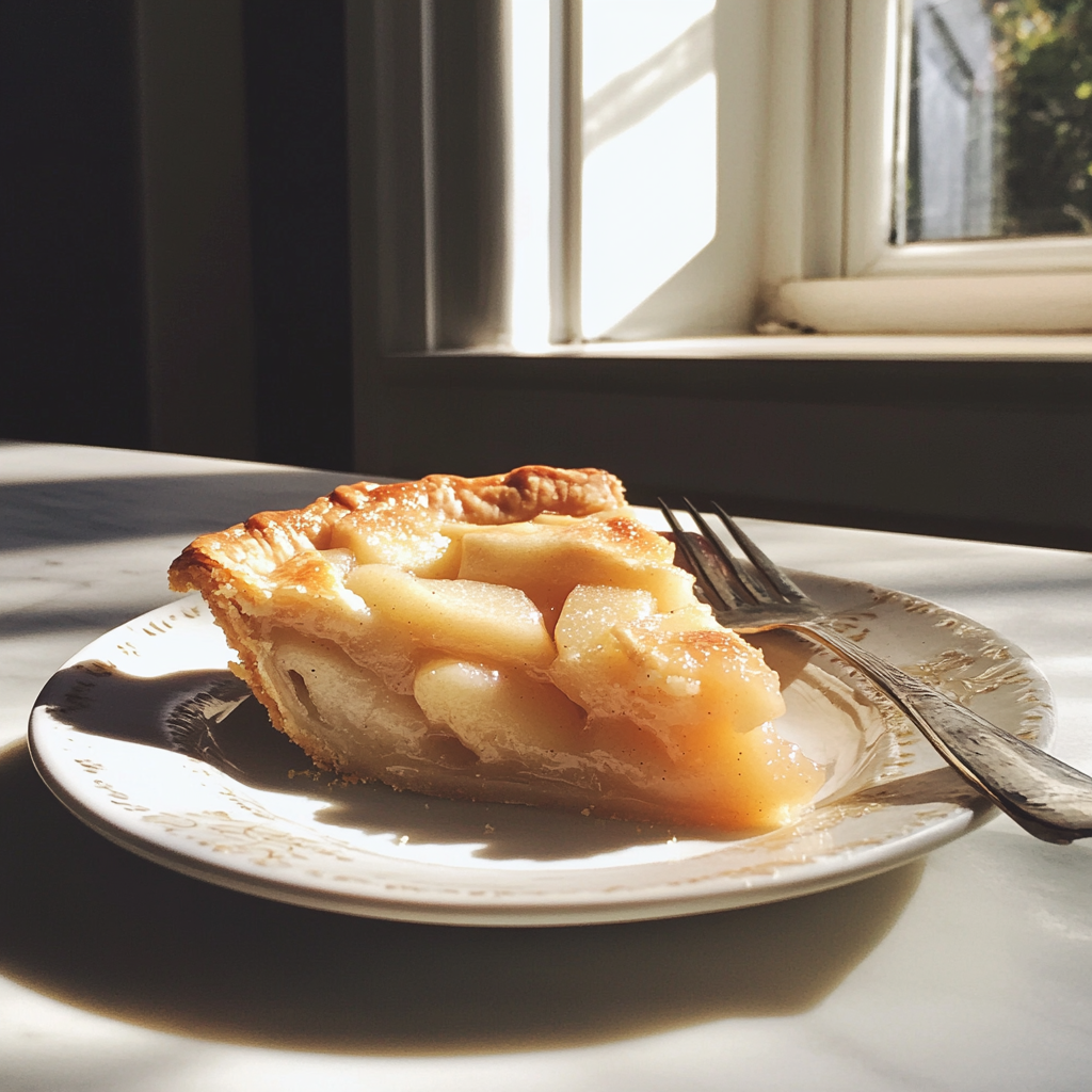 A slice of apple pie | Source: no source