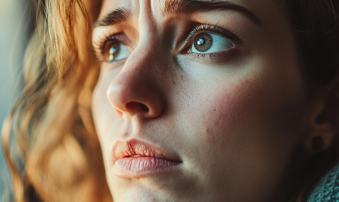 A worried woman's face | Source: no source
