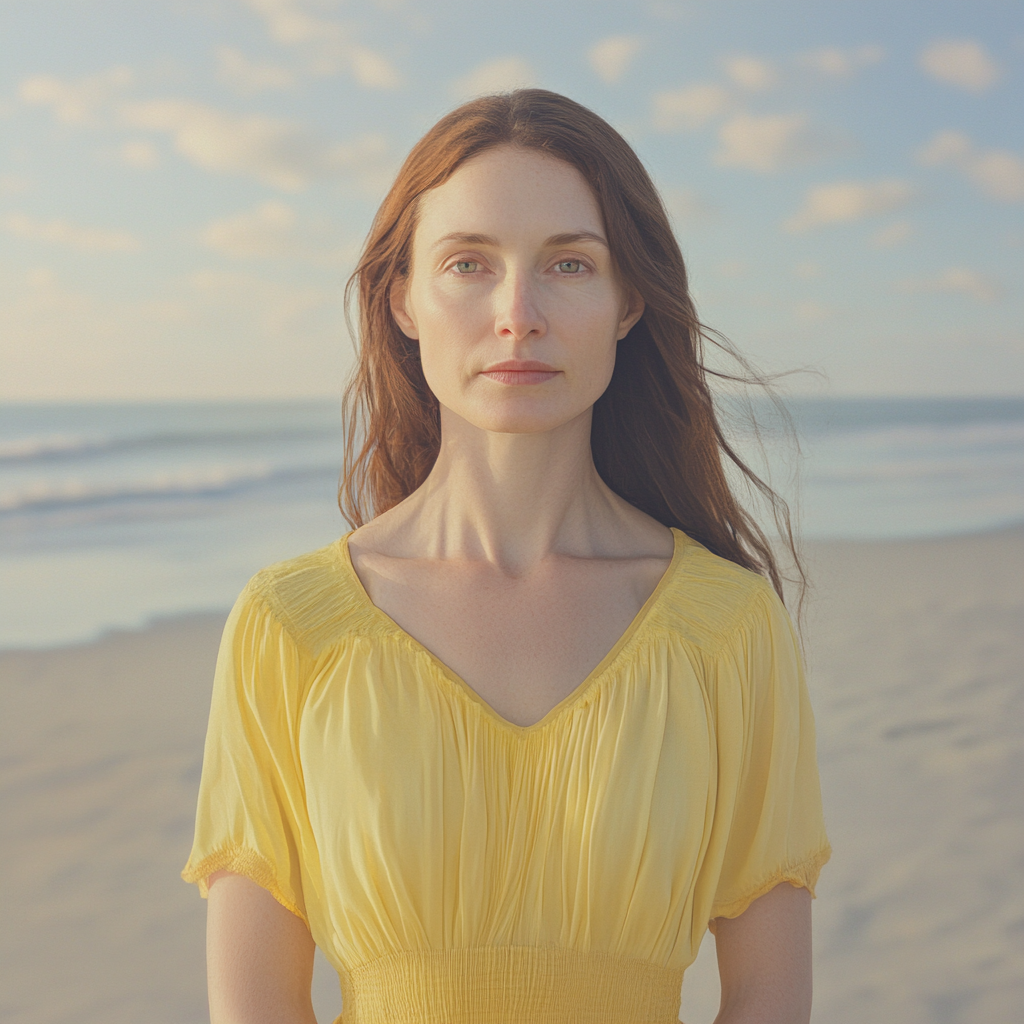 A woman at the beach | Source: no source
