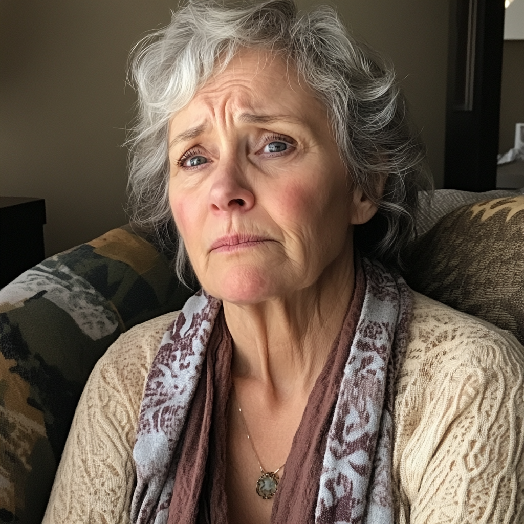 An upset older woman | Source: no source