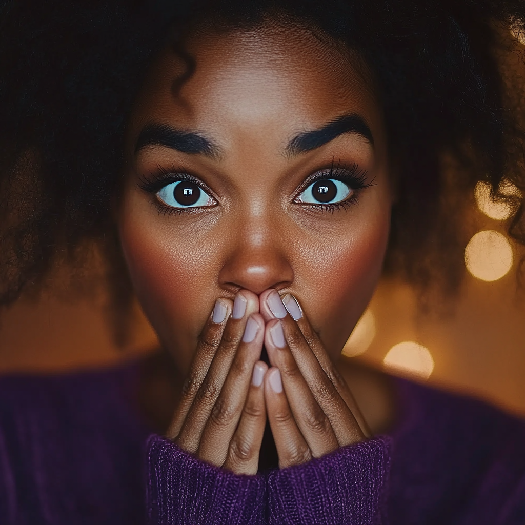An utterly stunned woman | Source: no source
