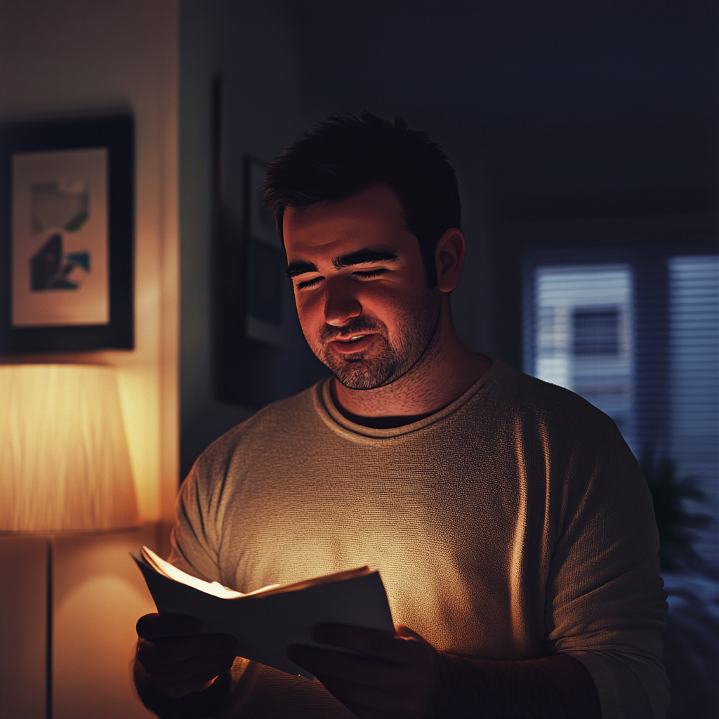 A man reading a letter | Source: No source