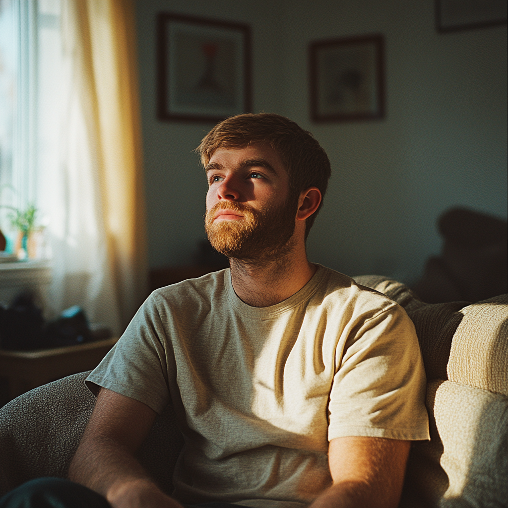 A determined man thinking of a plan | Source: No source