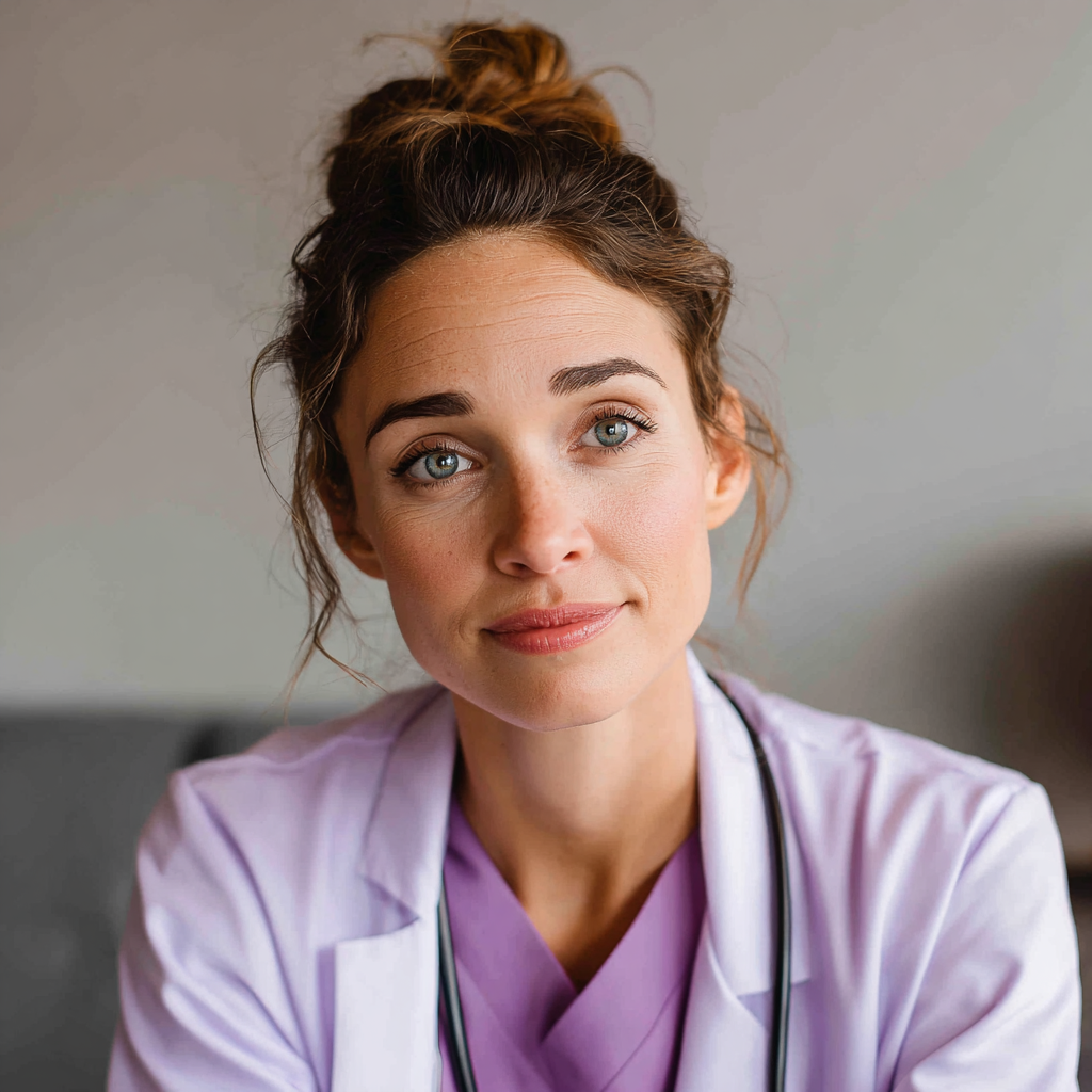 A close-up of a smiling doctor | Source: No source