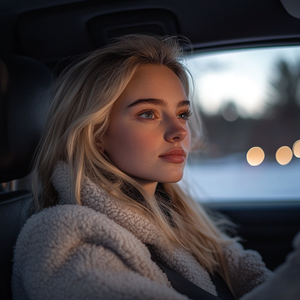A determined woman driving | Source: No source