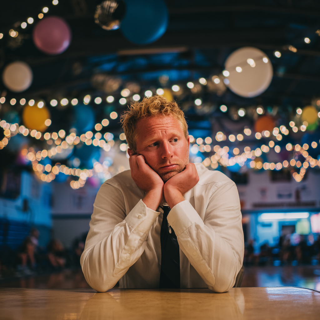 An upset man sitting at a table | Source: No source