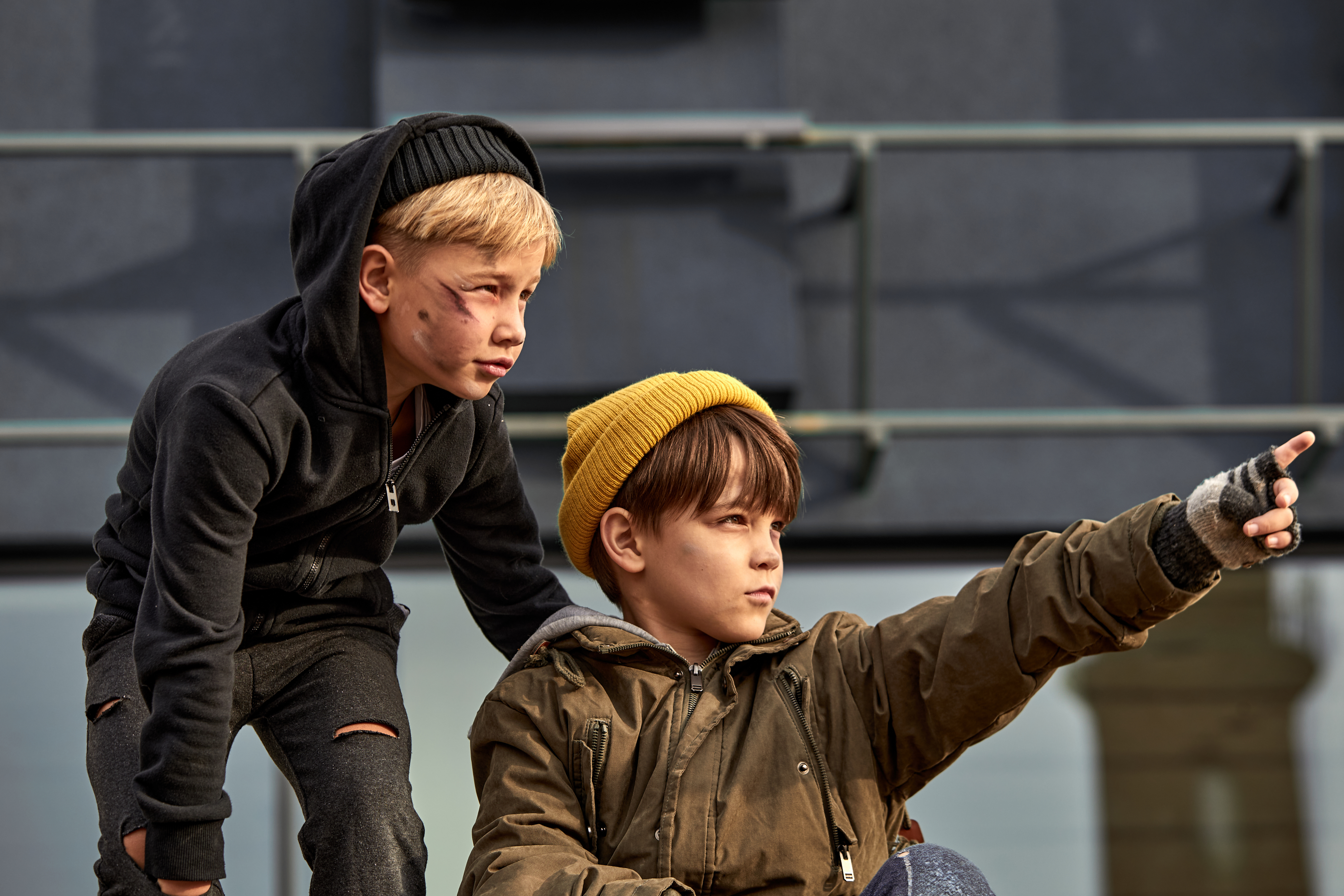 Street boys looking at something | Source: Shutterstock.com