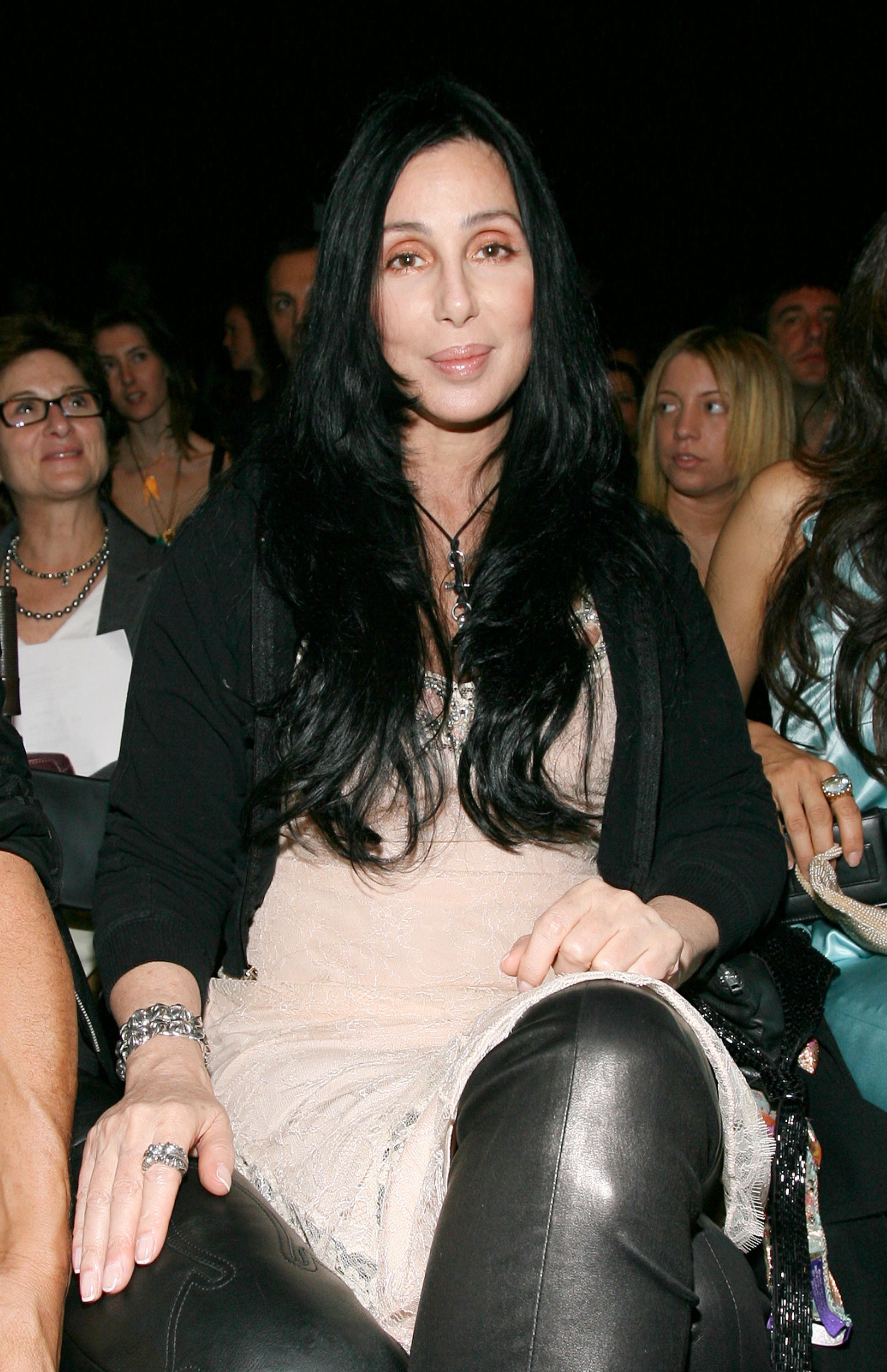 Cher at the Agent Provocateur Fall show during Mercedes-Benz Fashion Week in Culver City, California on March 20, 2006. | Source: Getty Images
