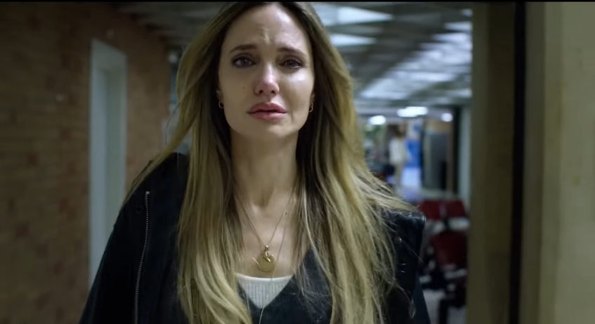 Angelina Jolie appears emotional in a scene from the trailer for "Couture." | Source: YouTube/Vertical
