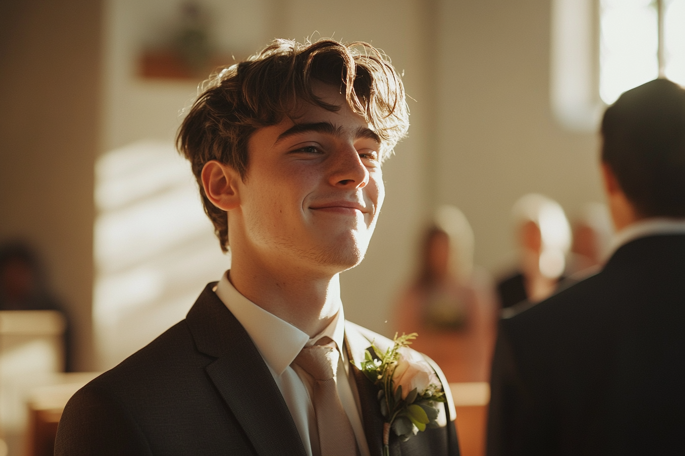 A groom smiling| Source: no source