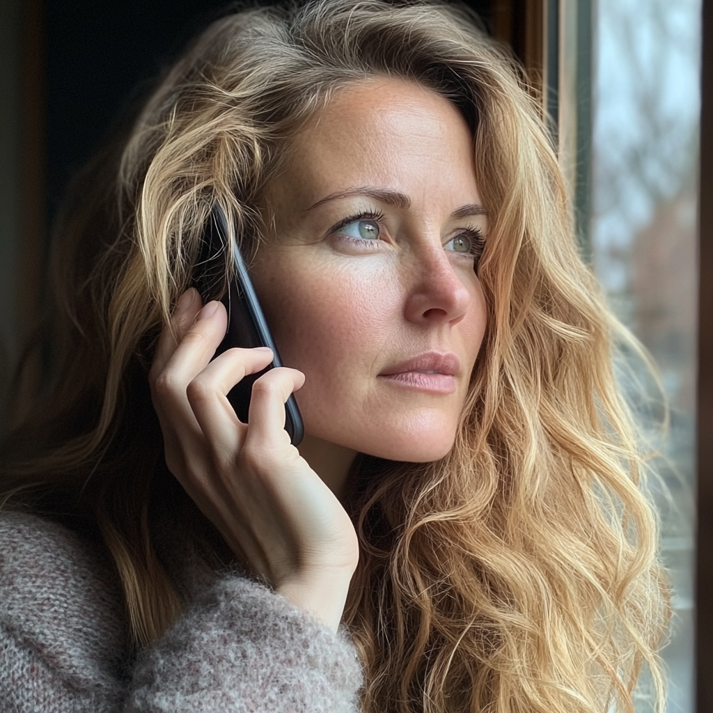 A woman talking on the phone | Source: no source