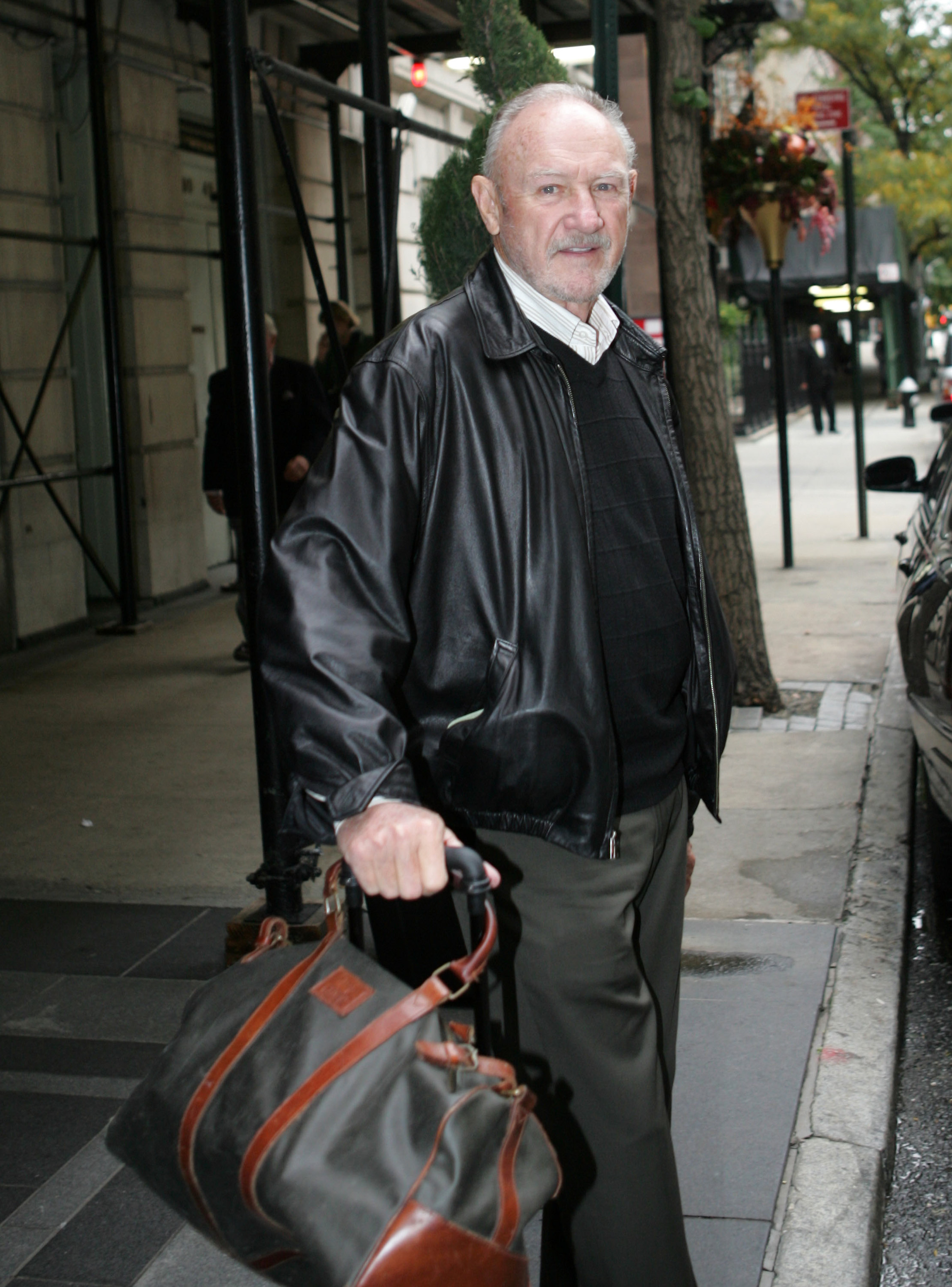 Gene Hackman in New York City on October 24, 2007. | Source: Getty Images