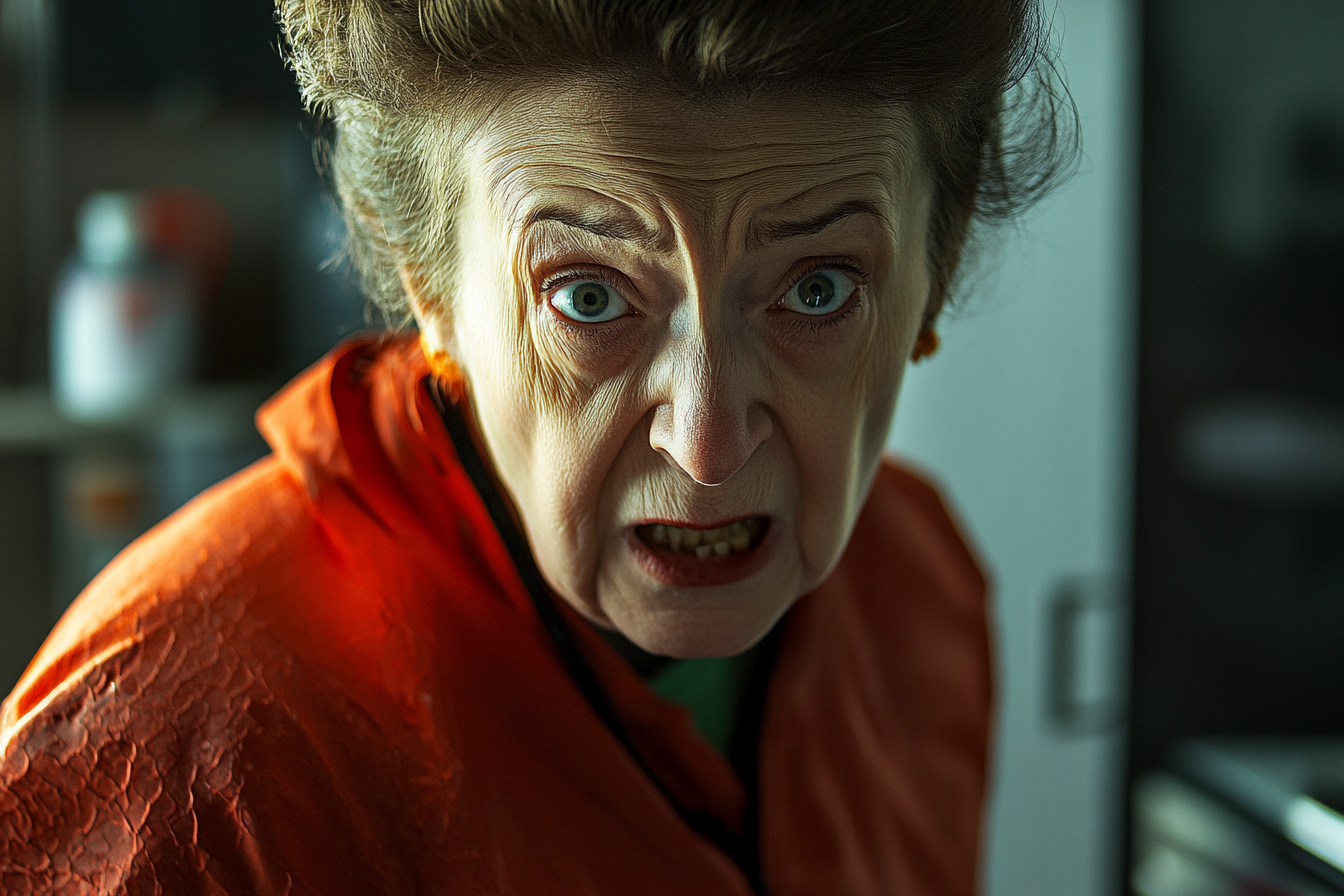 A woman speaking angrily in a kitchen | Source: No source