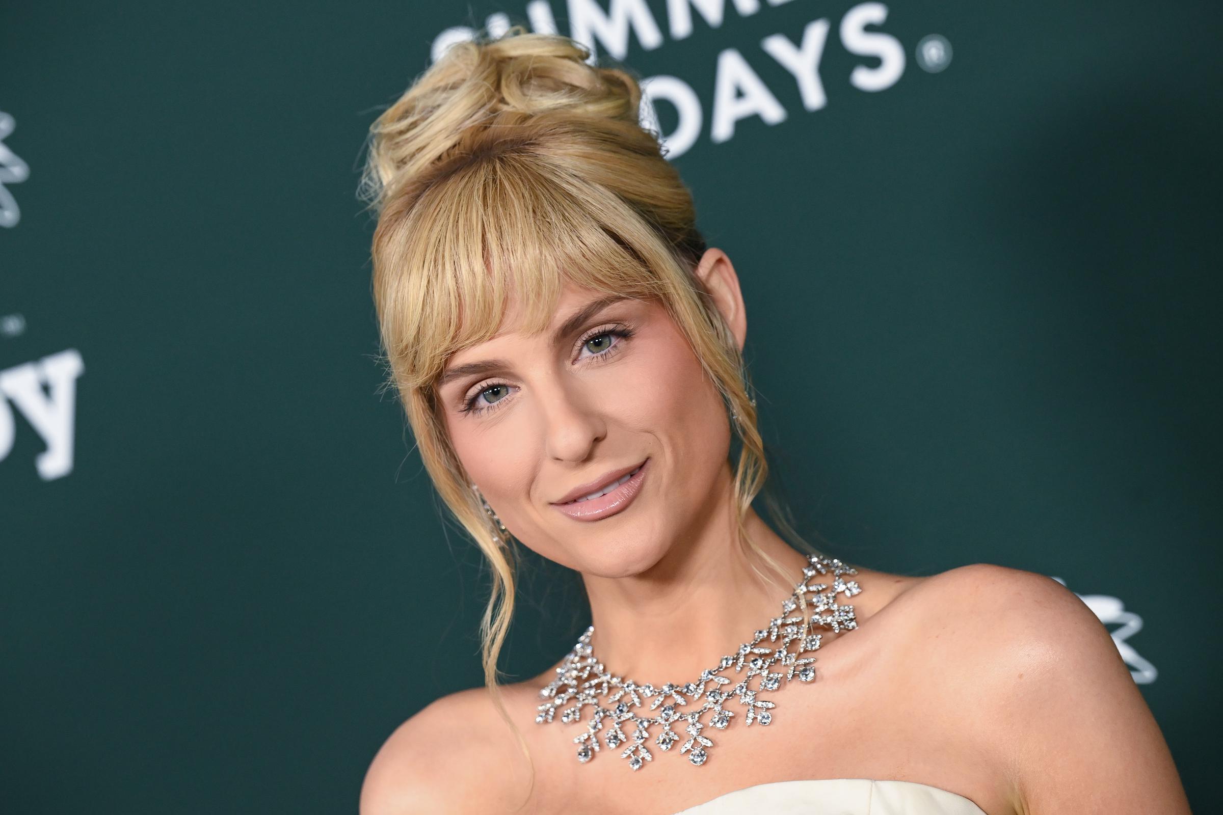 Meghan Trainor showed a significantly more angular facial structure, sharply defined cheekbones, and taut skin around the jawline, contrasting heavily with her earlier full, rounded appearance from the 2010s.