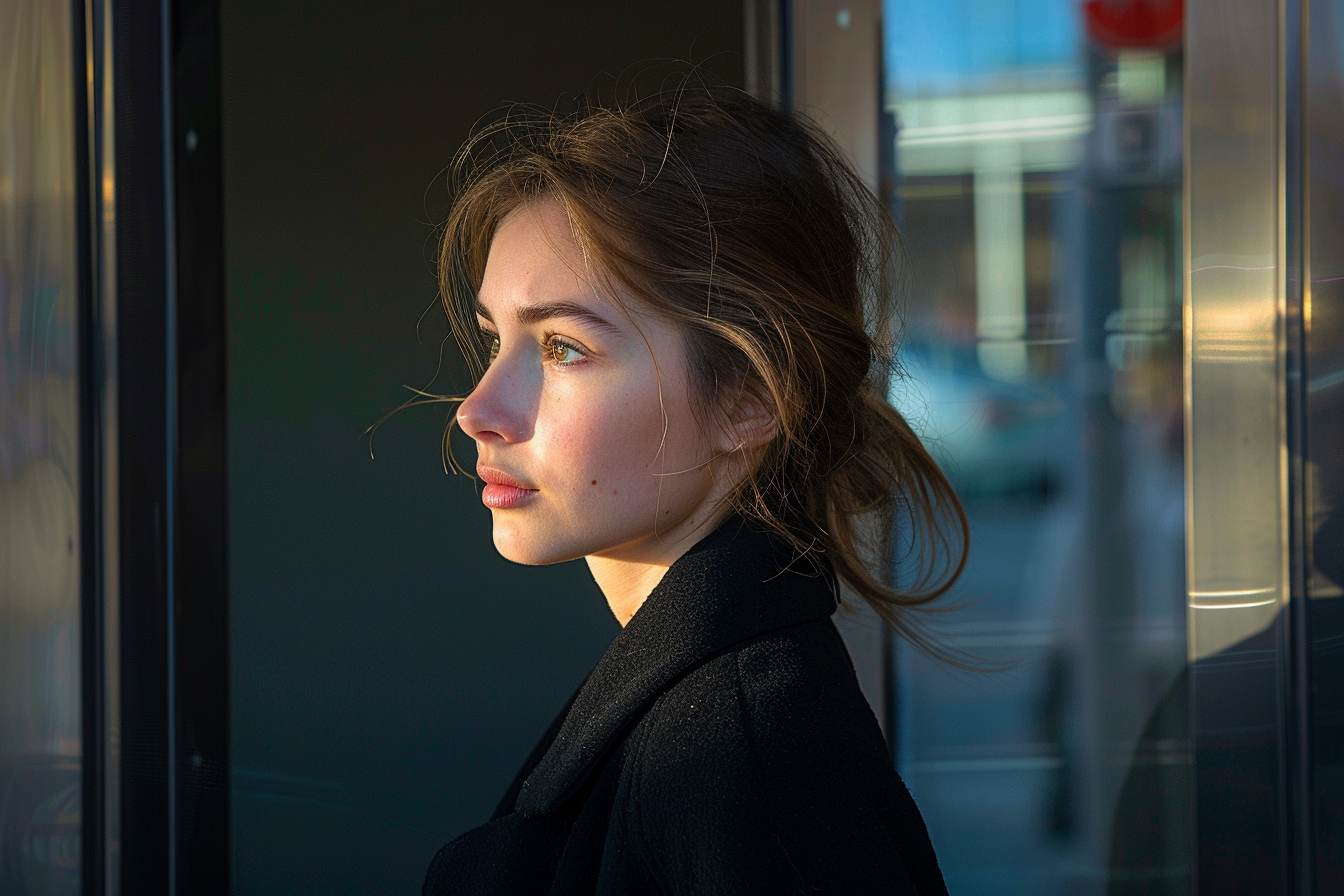 A woman standing outdoors | Source: No source
