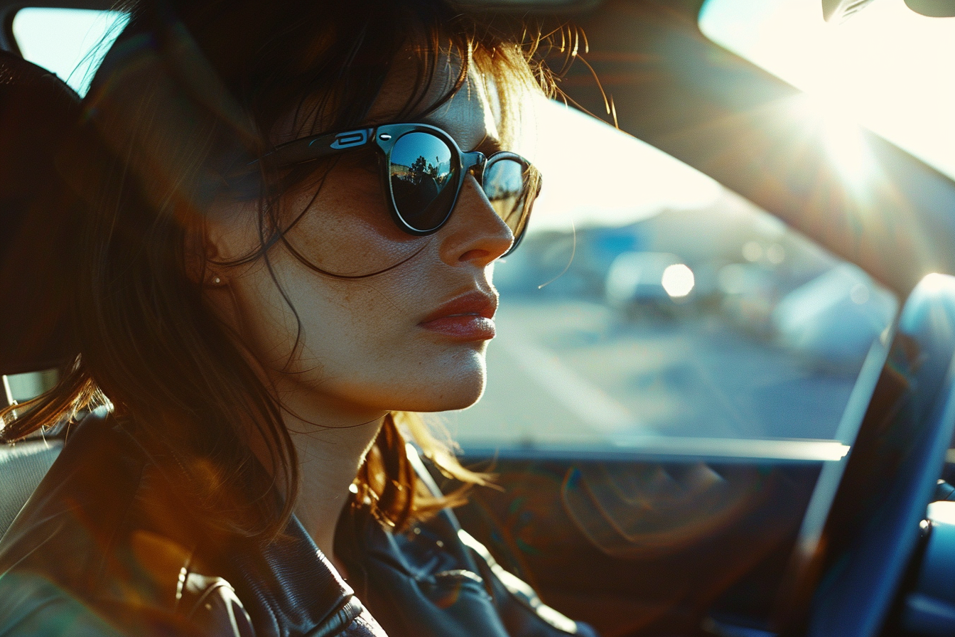 A woman in her car | Source: No source