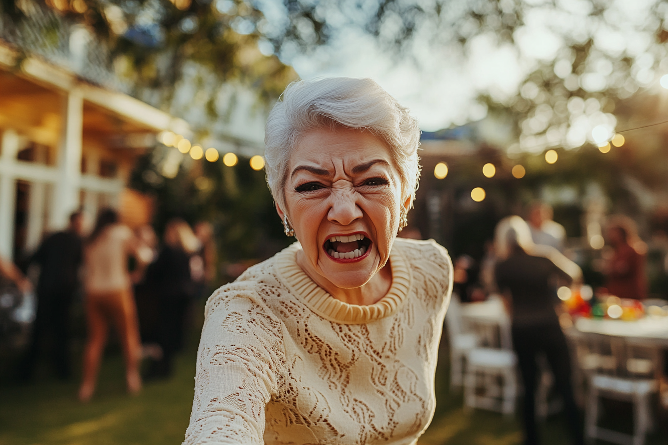 An older woman angry | Source: No source