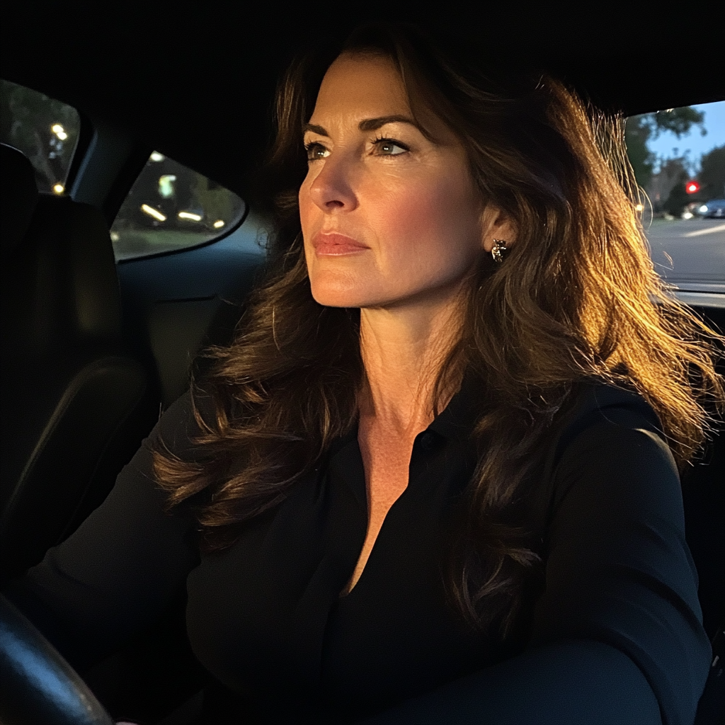 A woman driving a car | Source: no source