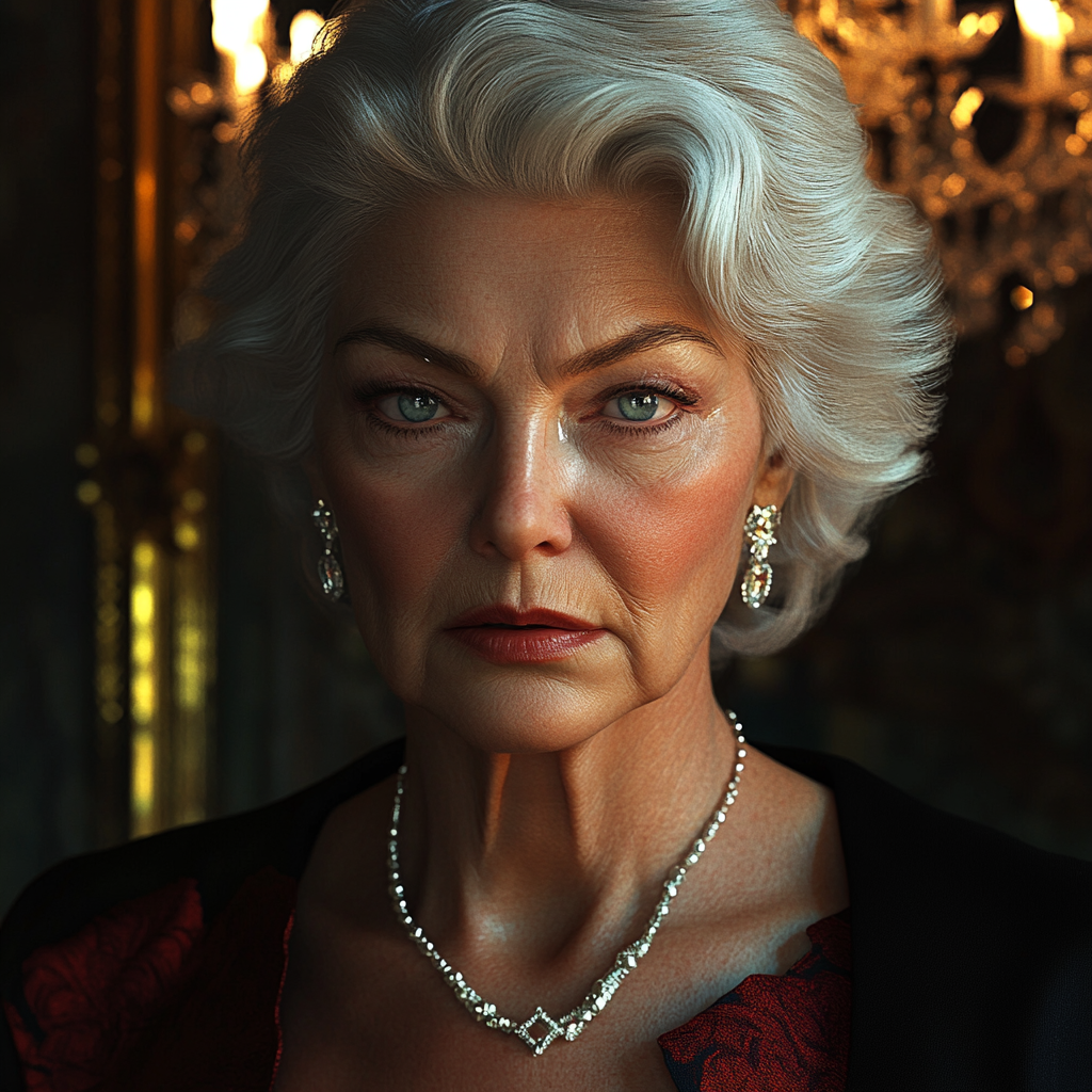An emotional older woman | Source: no source