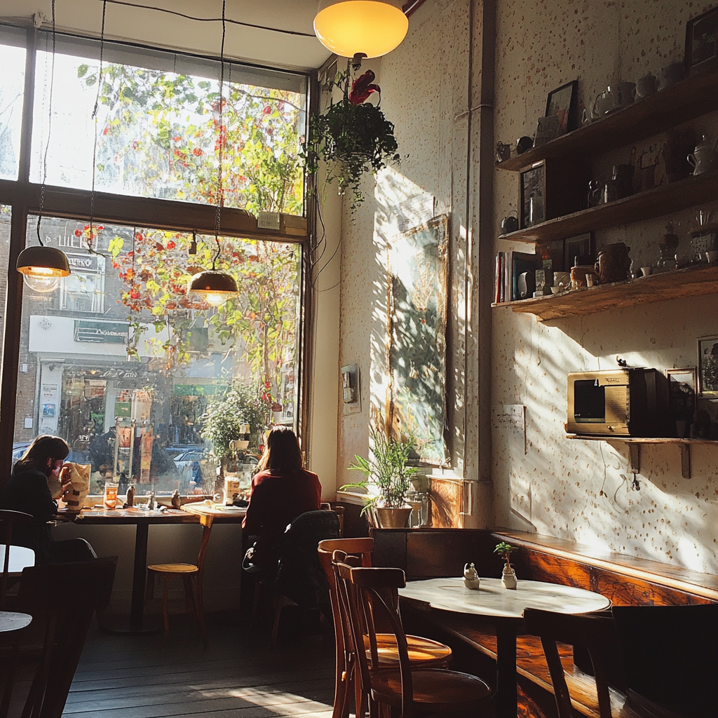 The interior of a coffee shop | Source: no source