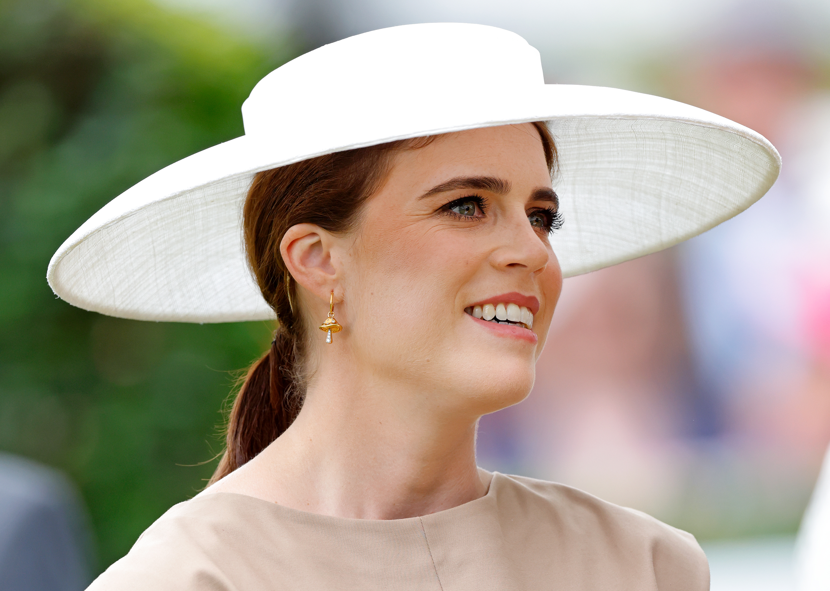 Princess Eugenie attends day four of Royal Ascot at Ascot Racecourse on 20 June 2025 in Ascot, England. | Source: Getty Images