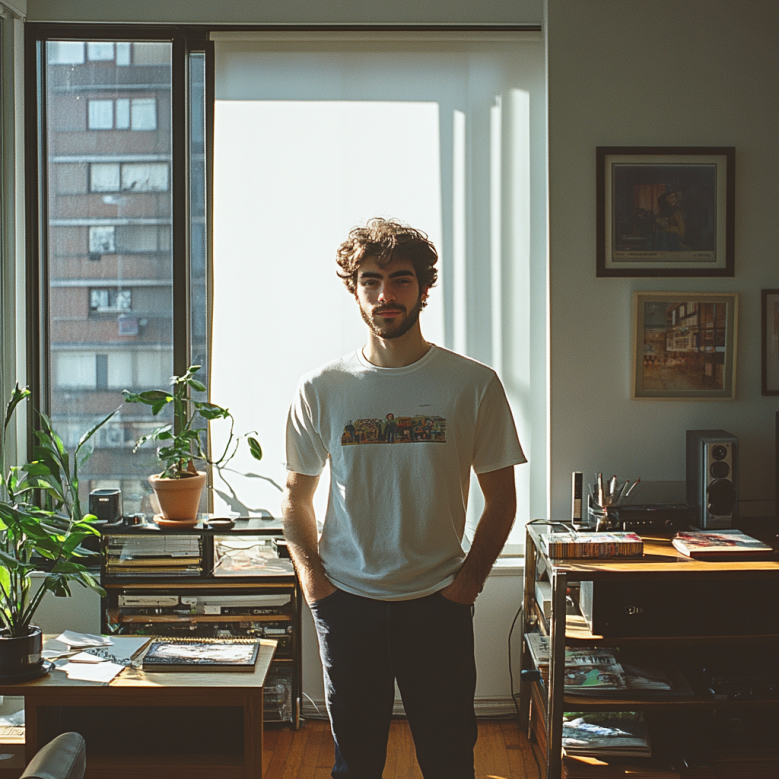 A relaxed man in his apartment | Source: no source