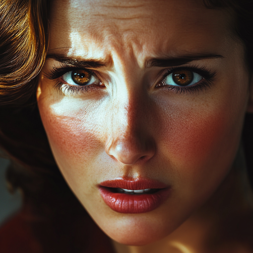 A woman speaking angrily | Source: No source
