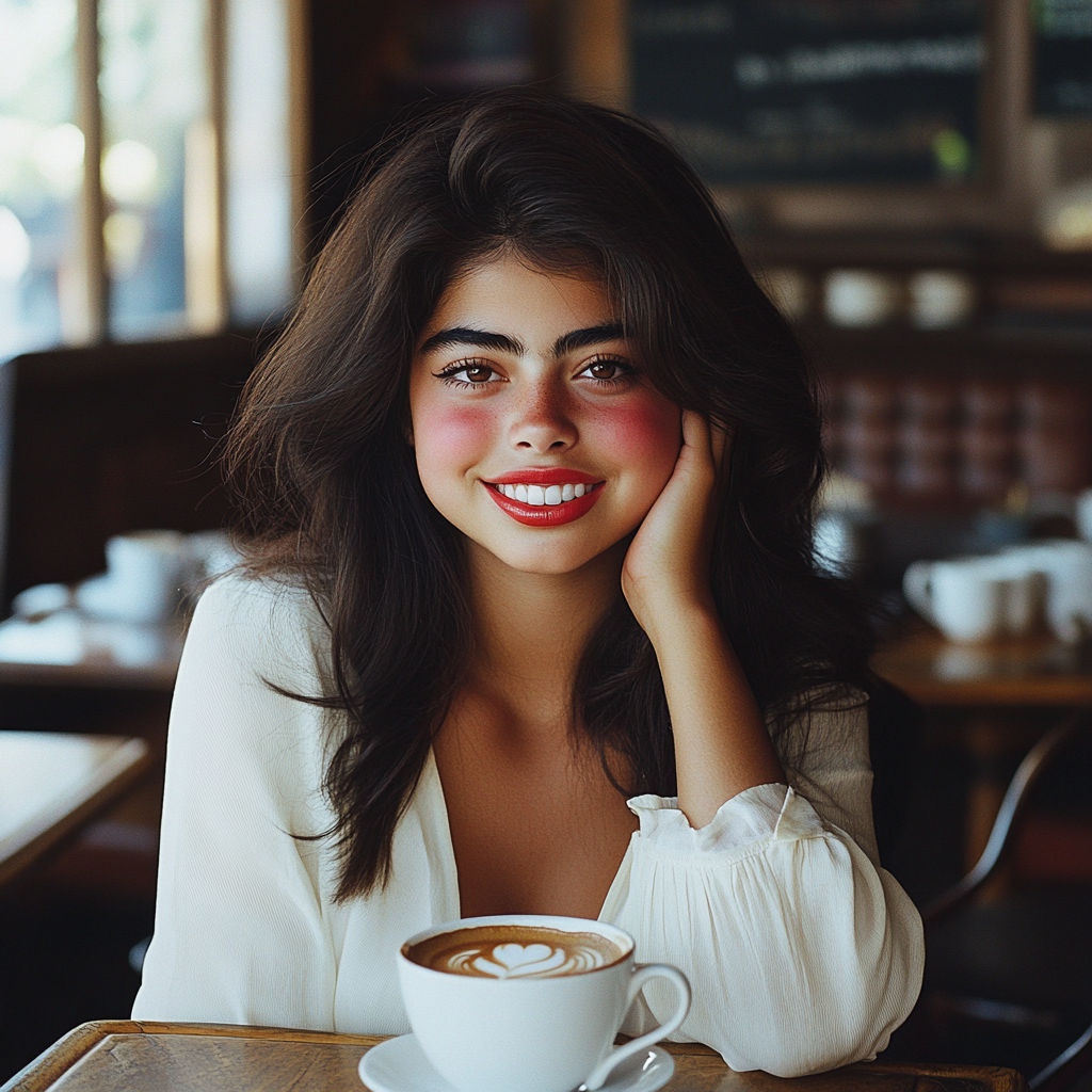 A woman iseated at a café | Source: no source