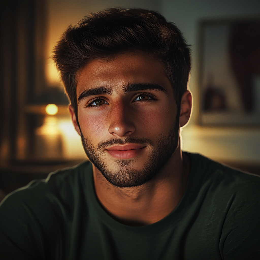 A man looking at someone | Source: no source