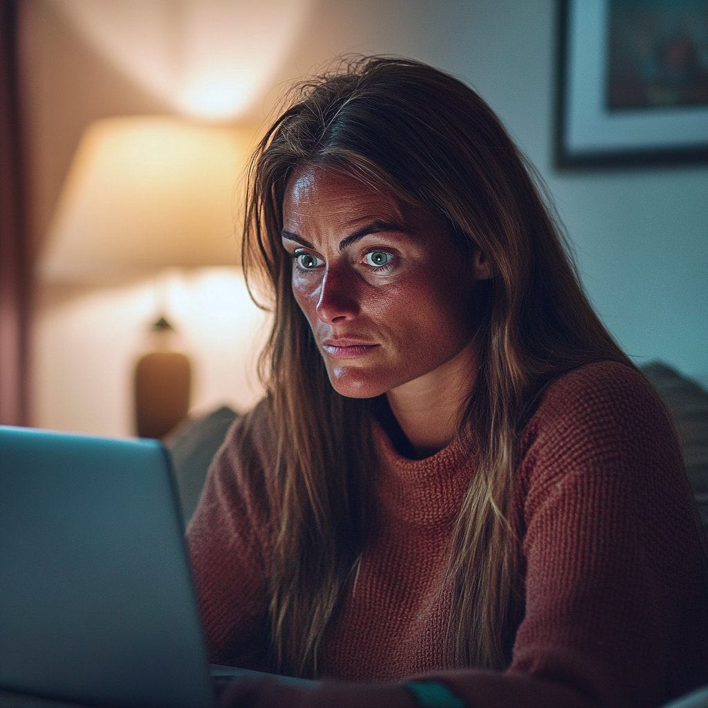 A woman writing an email | Source: no source