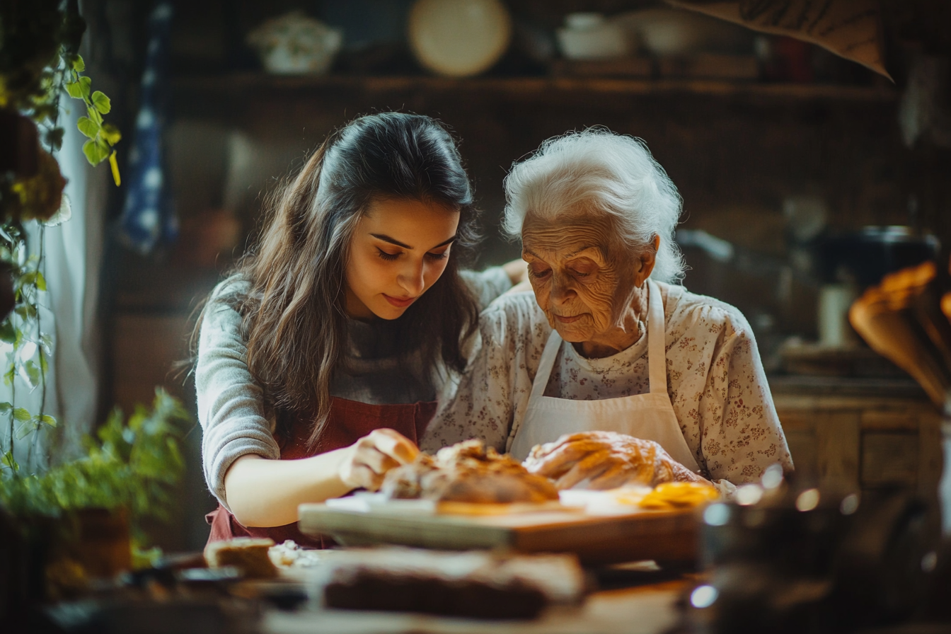 Two women baking together | Source: No source
