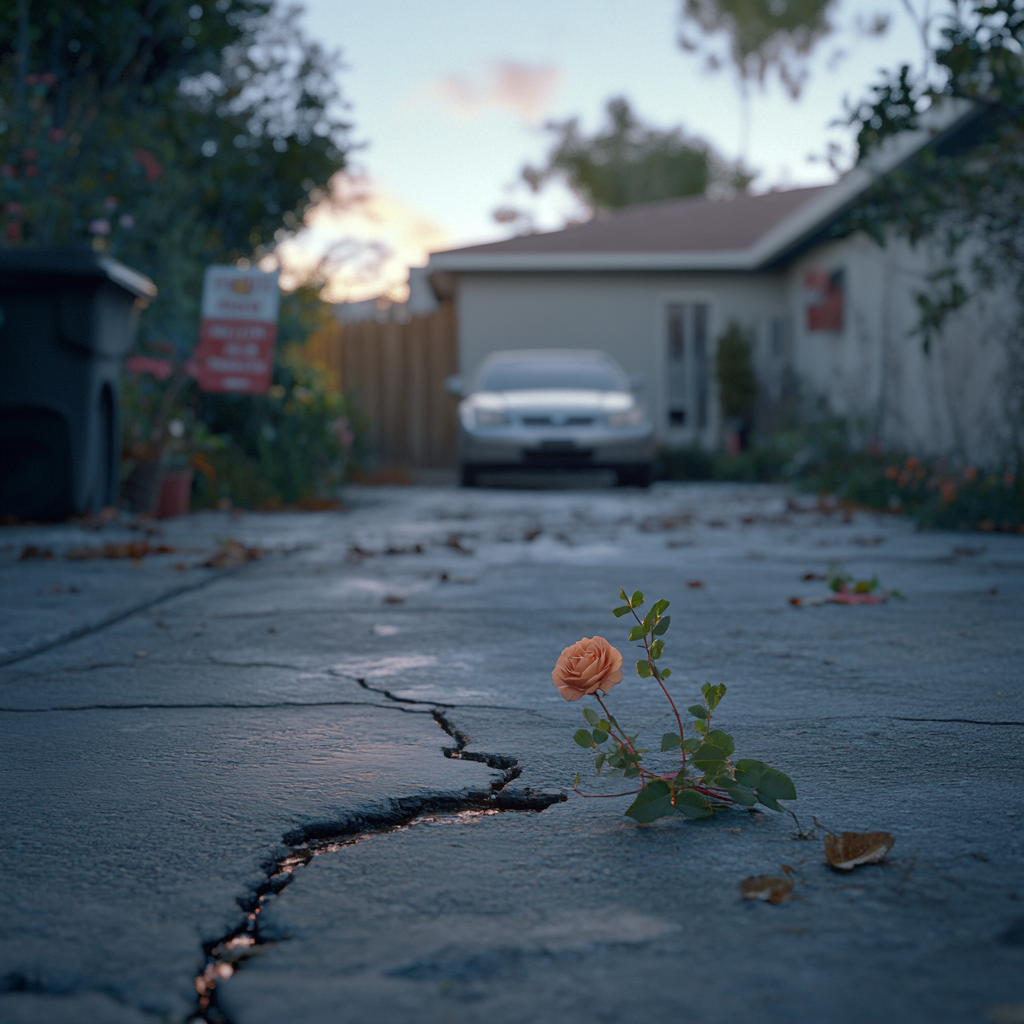 A parking space built over a garden | Source: No source