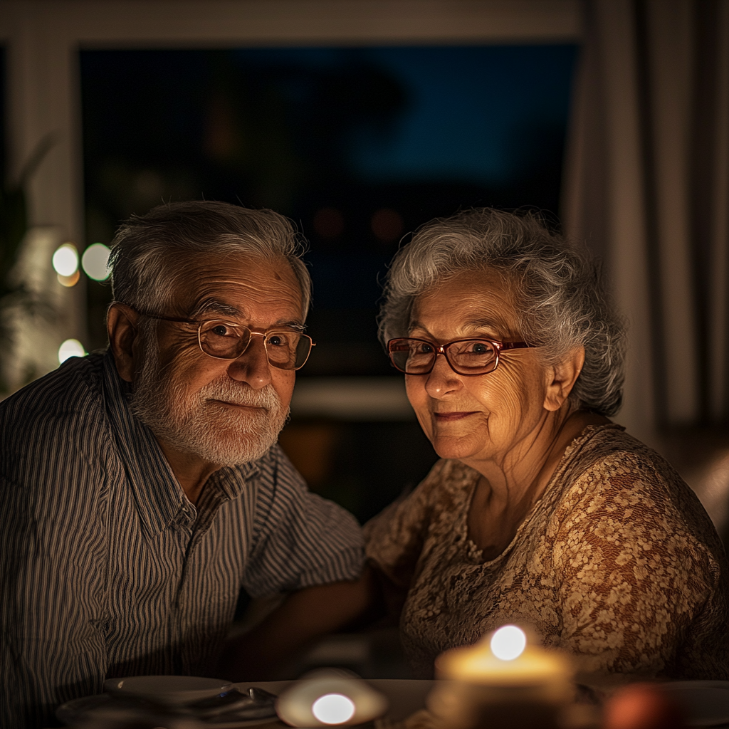 Senior couple in their living room | Source: No source