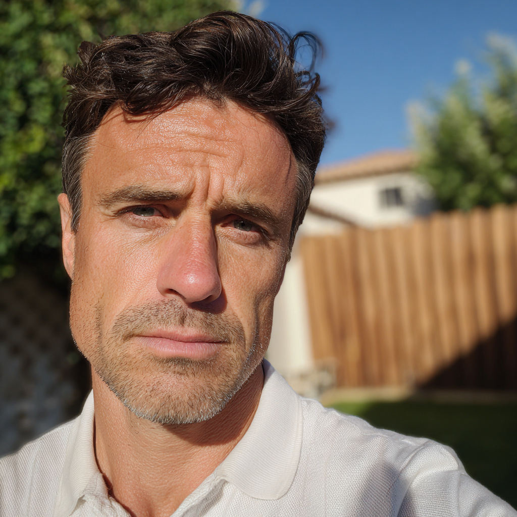 A close up of a frowning man | Source:  no source