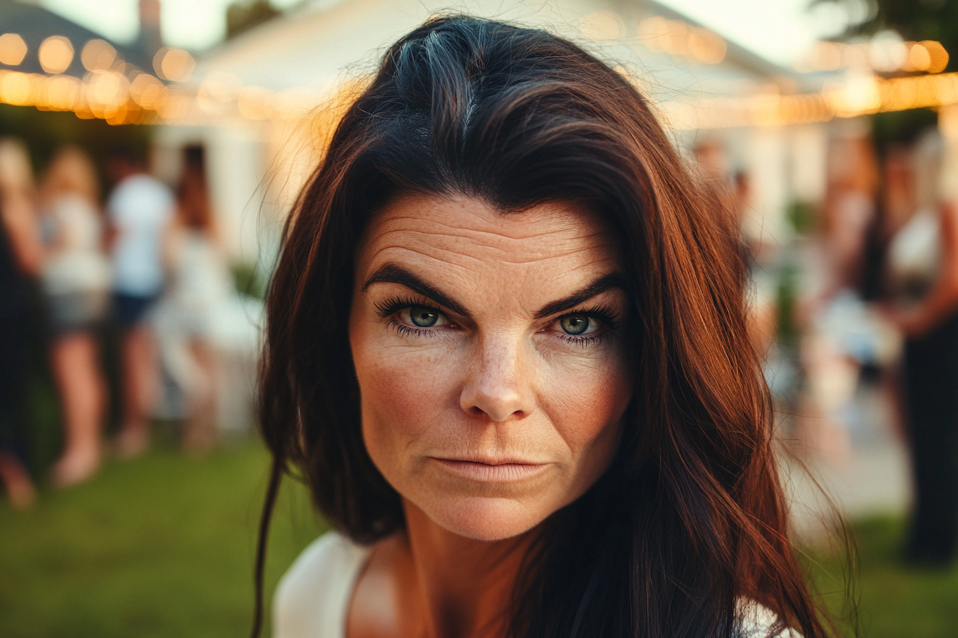 A woman looking serious | Source: No source