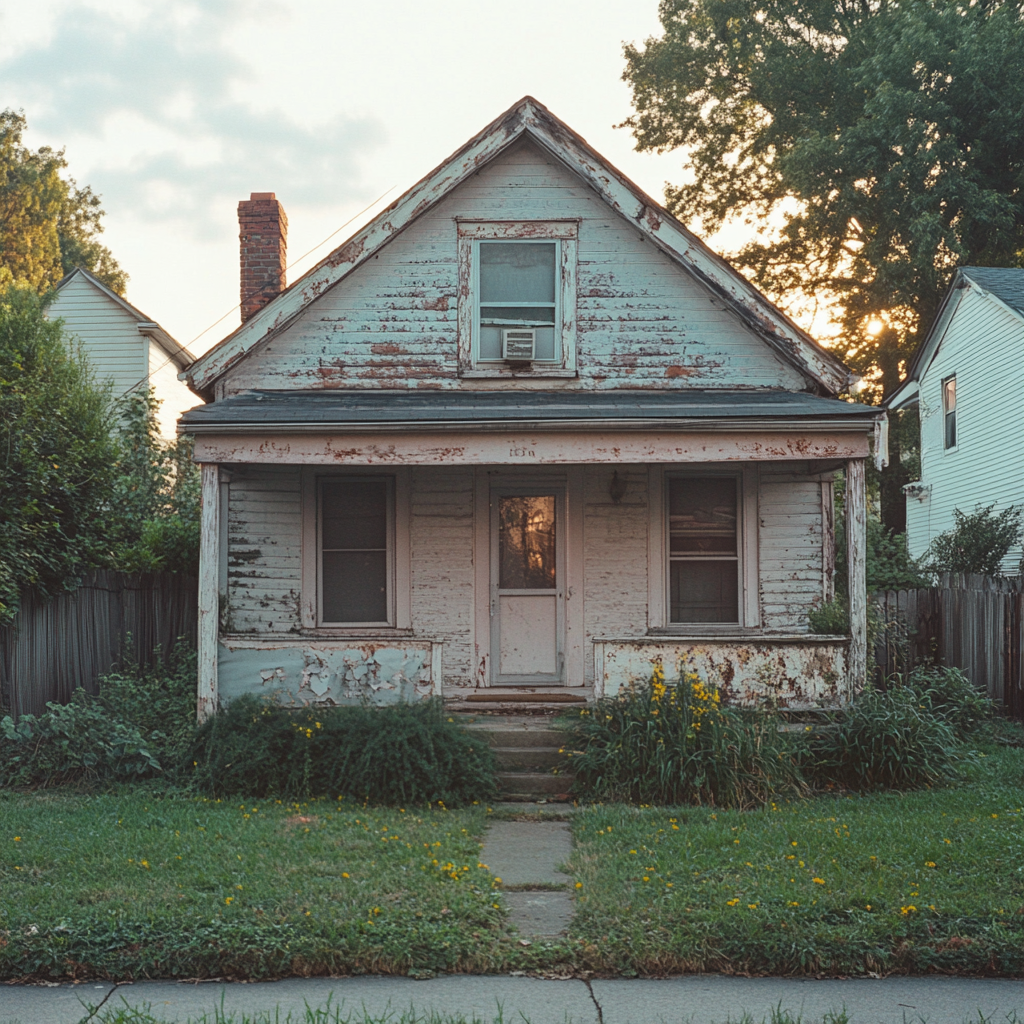 A house in a neighborhood | Source: No source