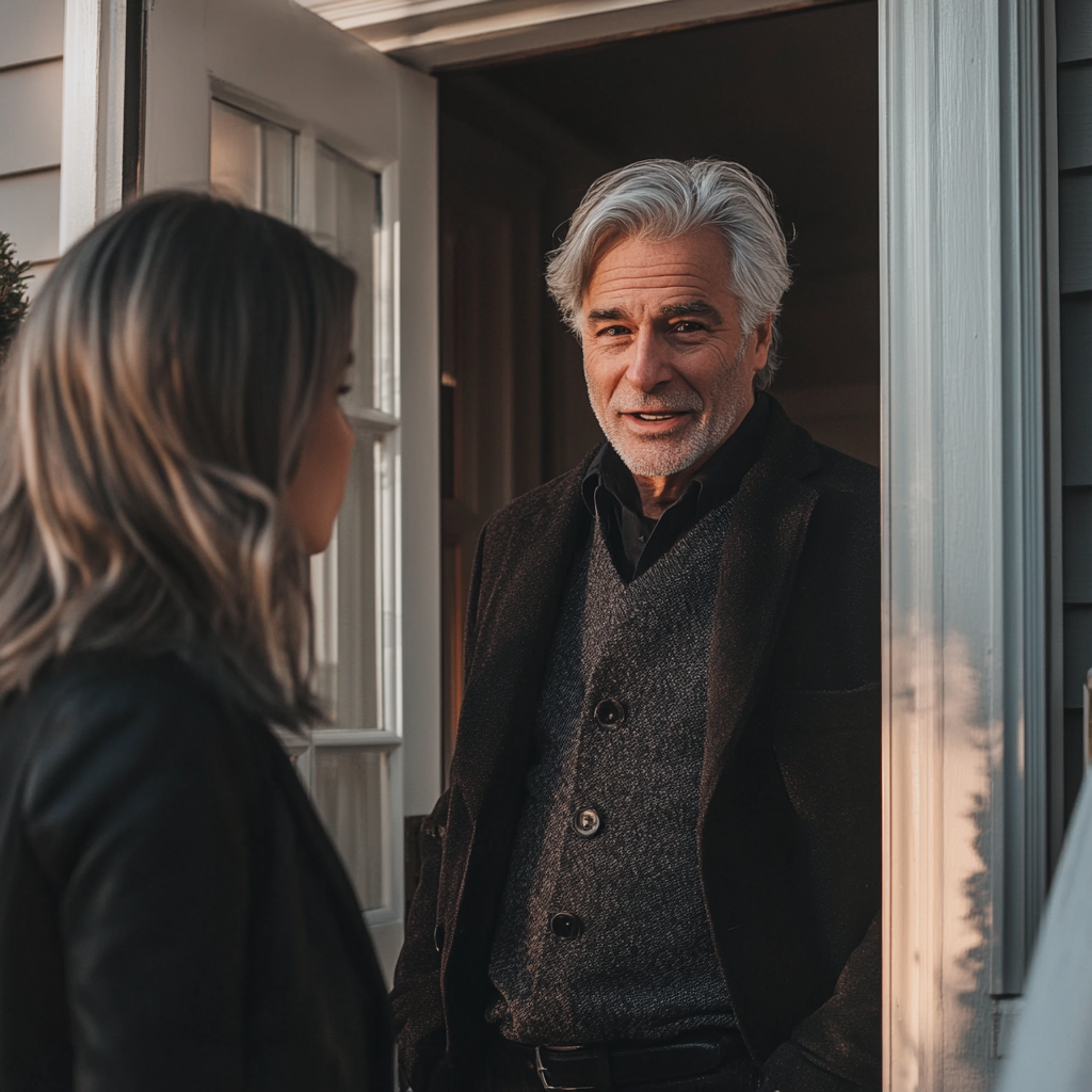 Dad paying his daughter a visit | Source: No source