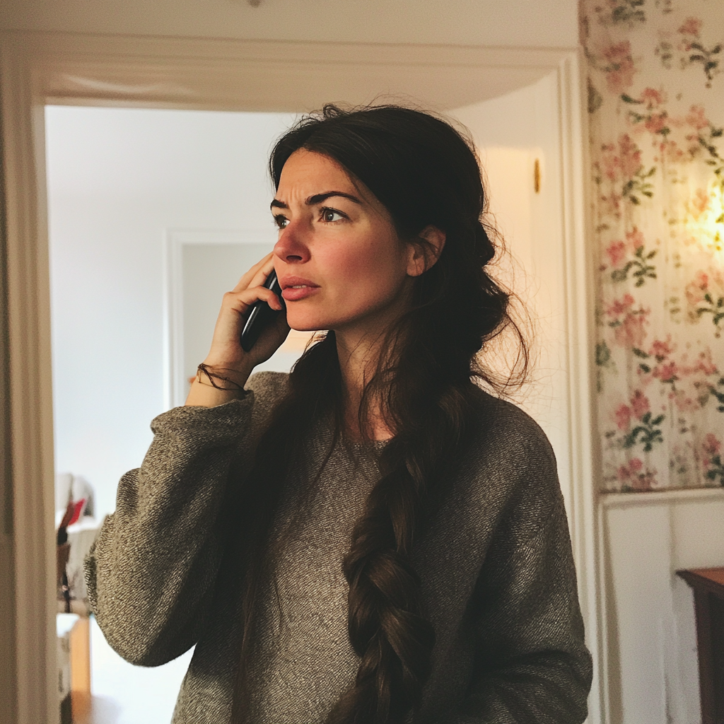 A woman talking on the phone | Source: no source