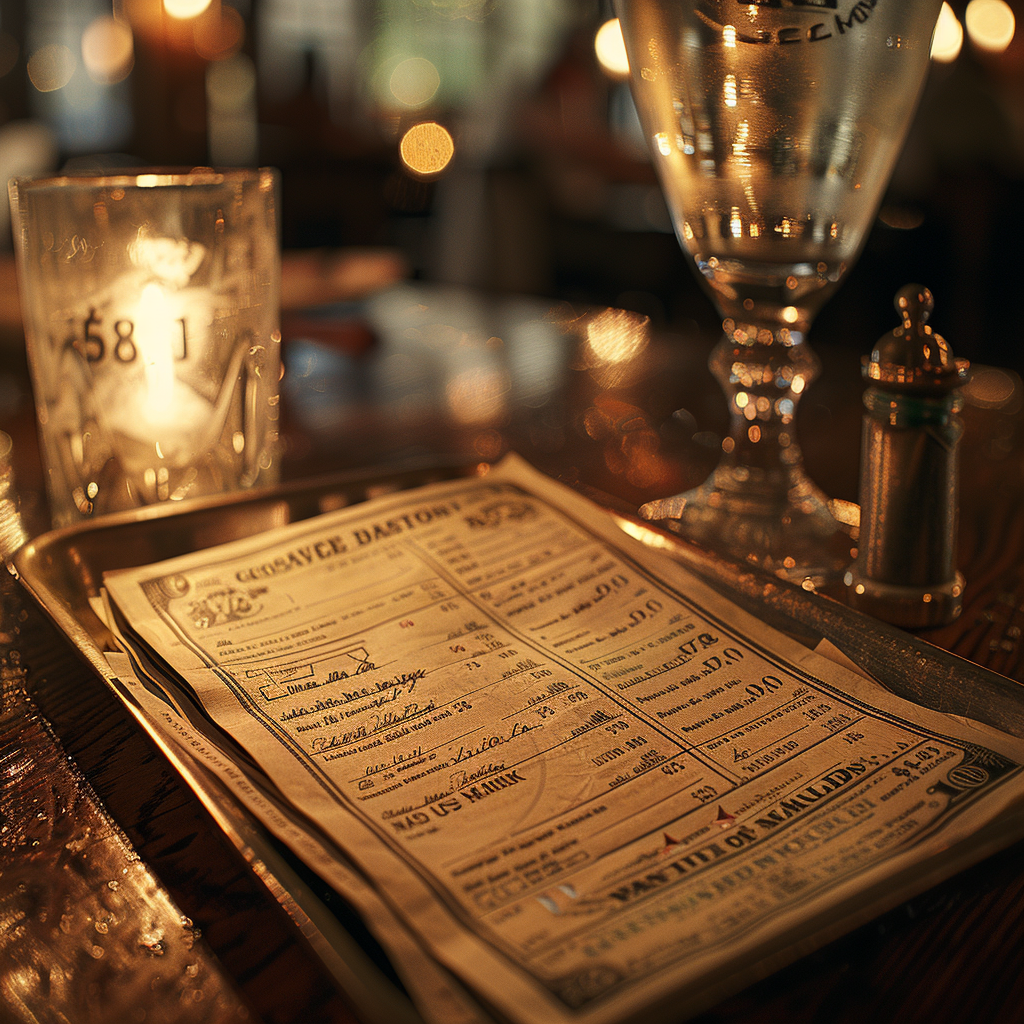 A bill on the table | Source: No source